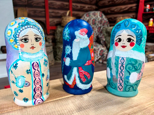 Мастер-класс "Роспись новогодней матрёшки с чаепитием" Мастер-класс "Роспись новогодней матрёшки с чаепитием"