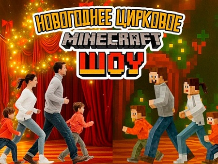 Новогоднее Цирковое Minecraft Шоу Новогоднее Цирковое Minecraft Шоу